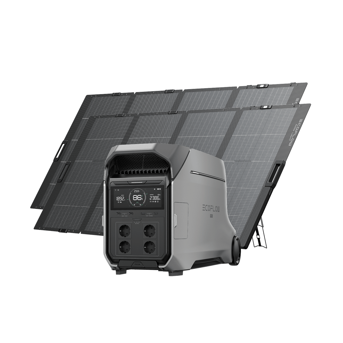 EcoFlow DELTA Pro 3 Solargenerator (Tragbar PV400W)