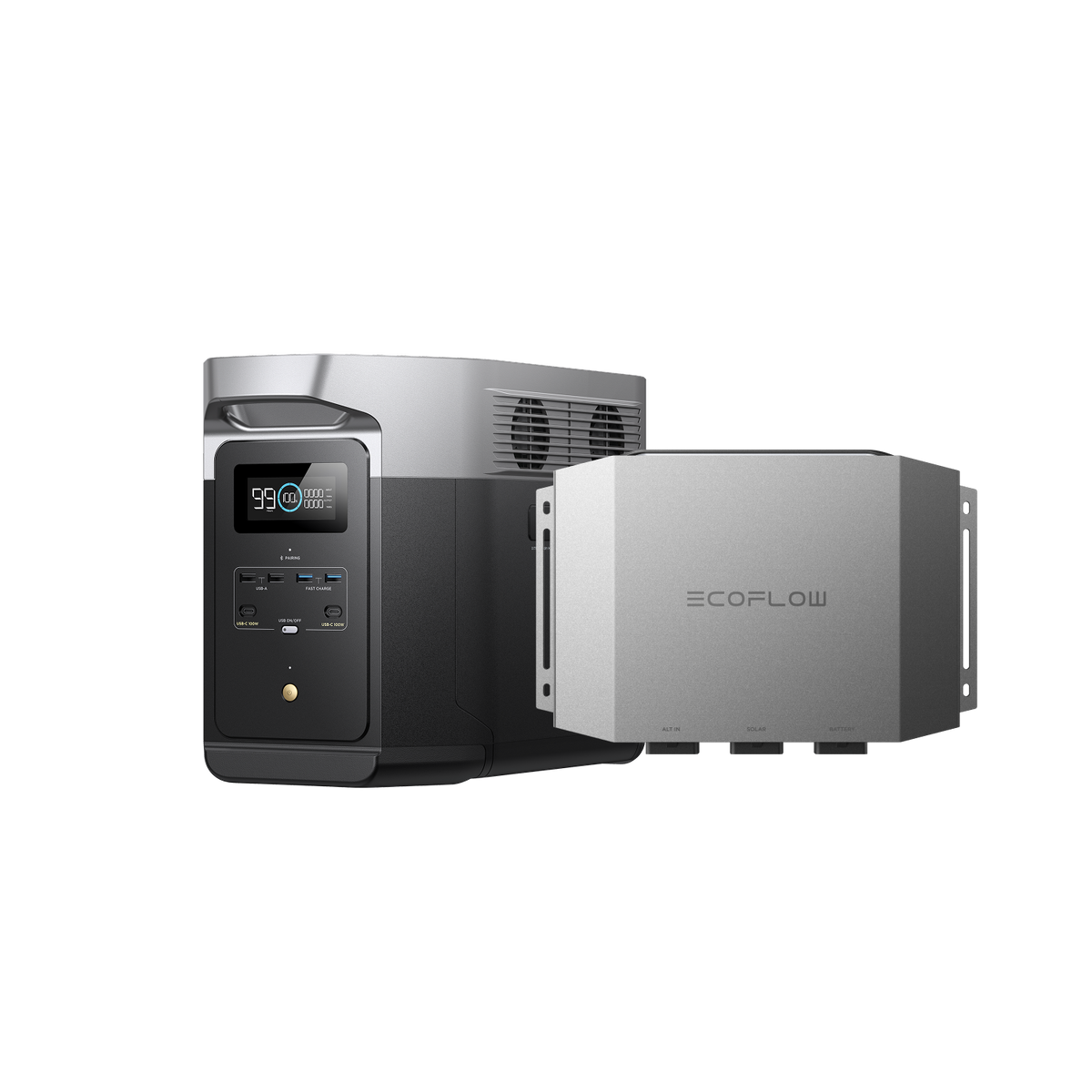 EcoFlow Batterieladegerät Plus 1000 + EcoFlow DELTA 2 Max