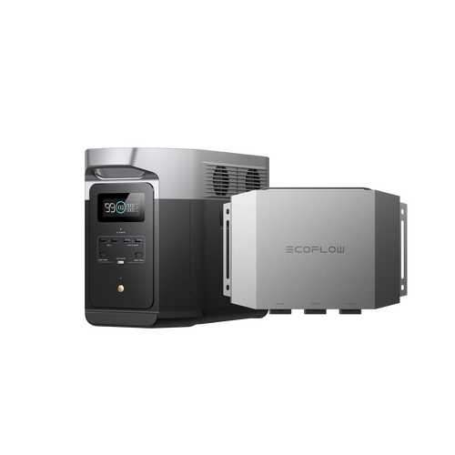 EcoFlow Batterieladegerät Plus 1000 + EcoFlow DELTA 2 Max