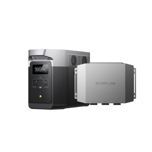 EcoFlow Batterieladegerät Plus 1000 + EcoFlow DELTA 2 Max