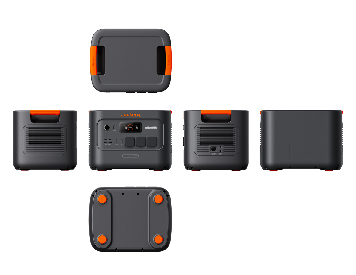 Jackery Explorer 3000 v2 Tragbare Powerstation 3072Wh LFP 3600W Ausgangsleistung 27dB leise