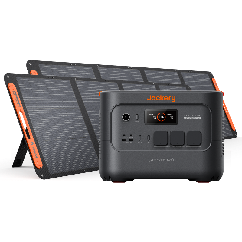 Jackery Explorer 3000 v2 Tragbare Powerstation 3072Wh LFP 3600W Ausgangsleistung 27dB leise