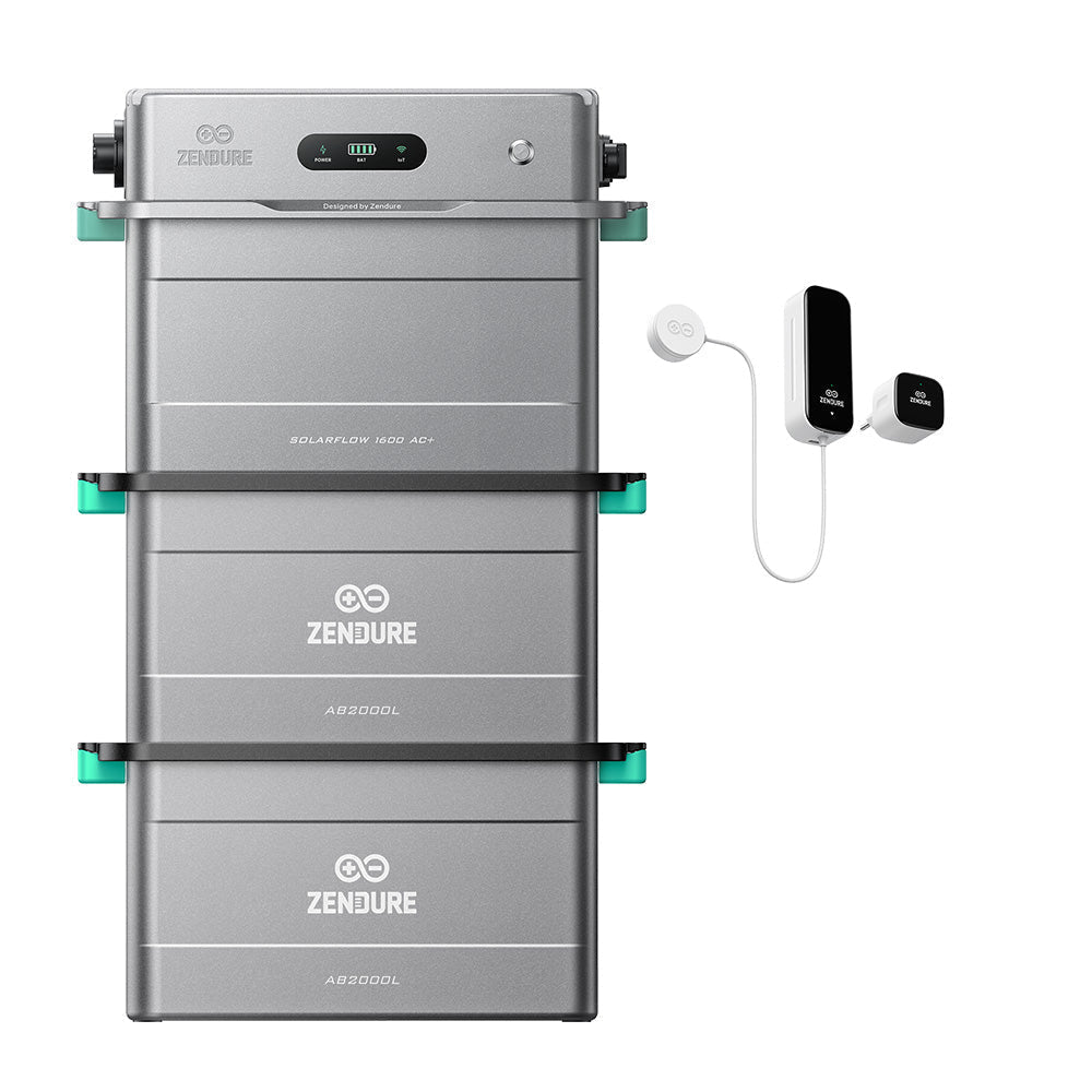 Zendure SolarFlow 1600 AC+ Balkonkraftwerk-Speicher 1,92 kWh erweiterbar bis 9,6 kWh
