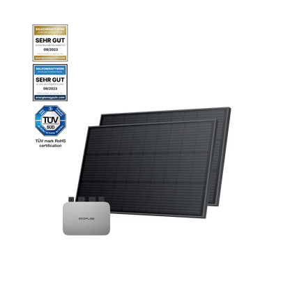 EcoFlow 400W Starres Solarpanel (2 Stück) (Empfohlenes Zubehör)