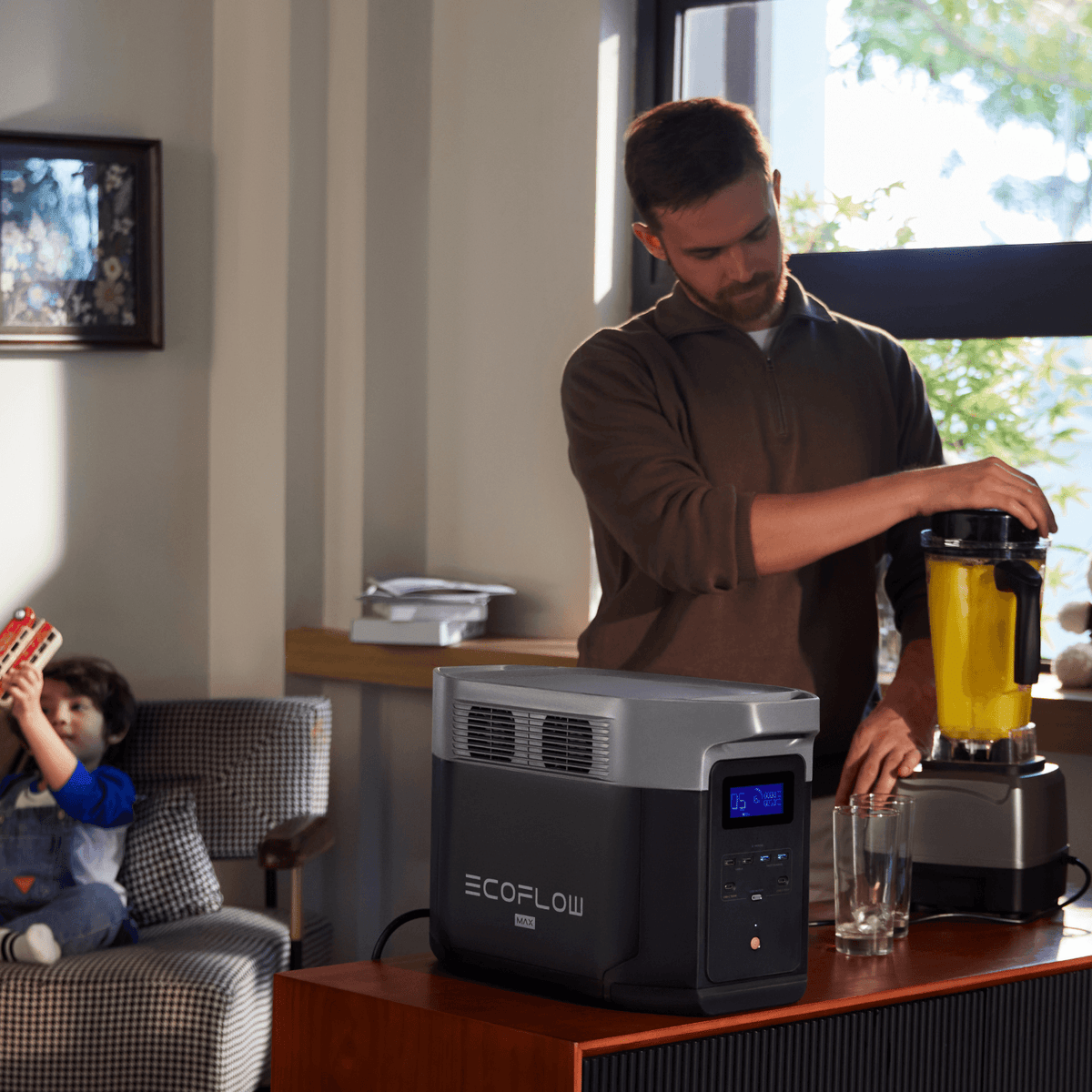 EcoFlow DELTA 2 Max Intelligenter Zusatzbatterie (Empfohlenes Zubehör)
