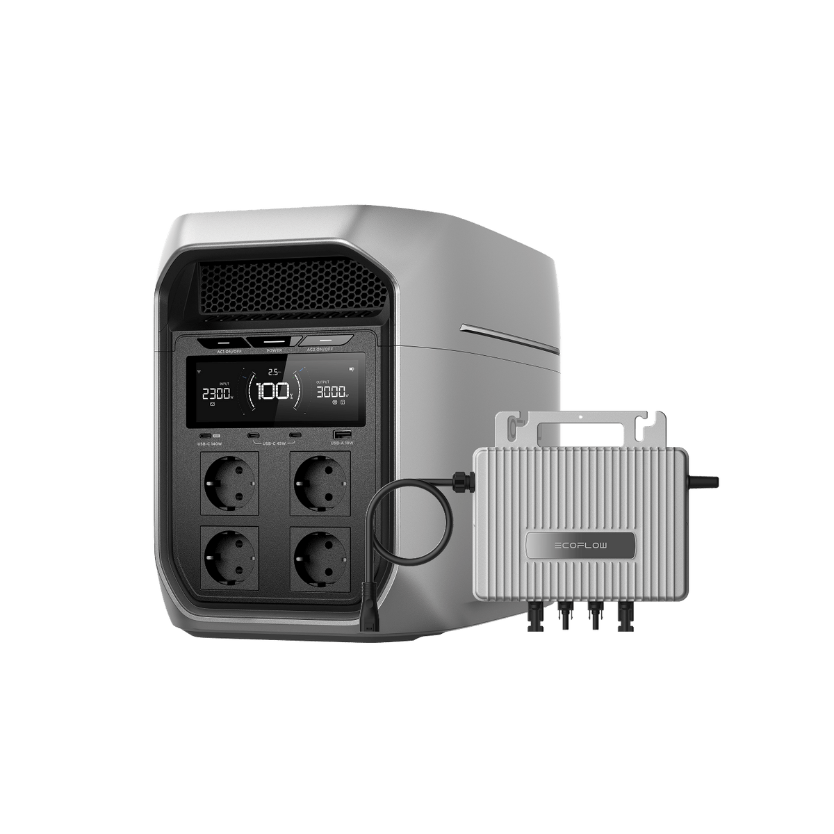 EcoFlow DELTA 3 Max Serie Tragbare Powerstation (2048Wh)