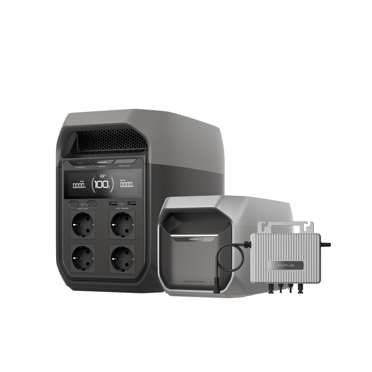 EcoFlow DELTA 3 Serie + Intelligente Zusatzbatterie Bundle