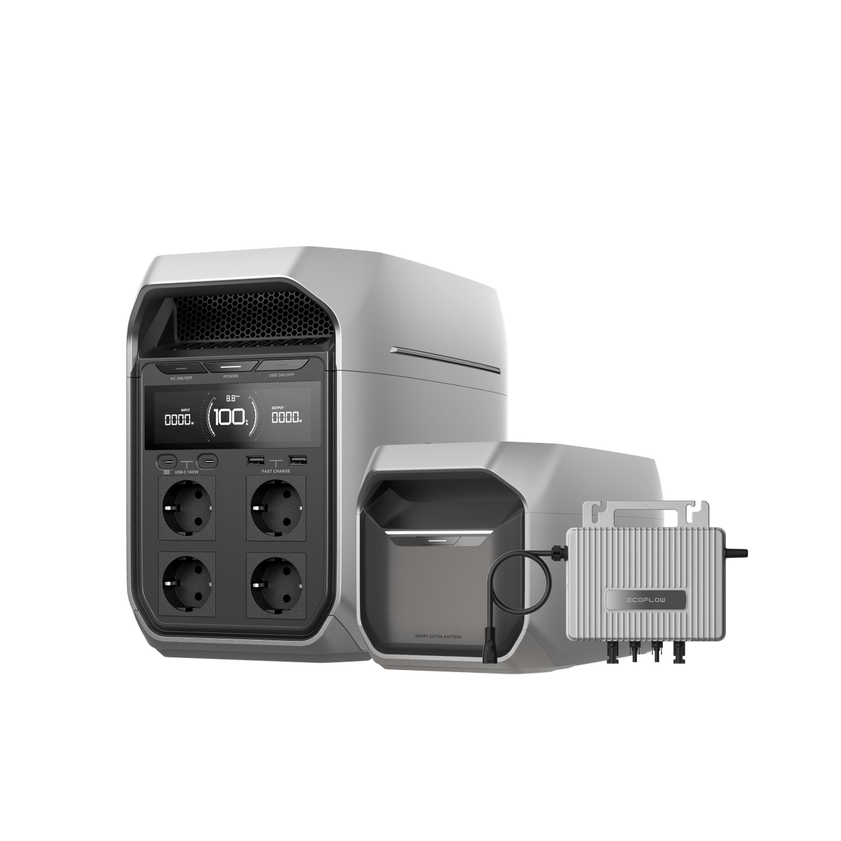 EcoFlow DELTA 3 Serie + Intelligente Zusatzbatterie Bundle