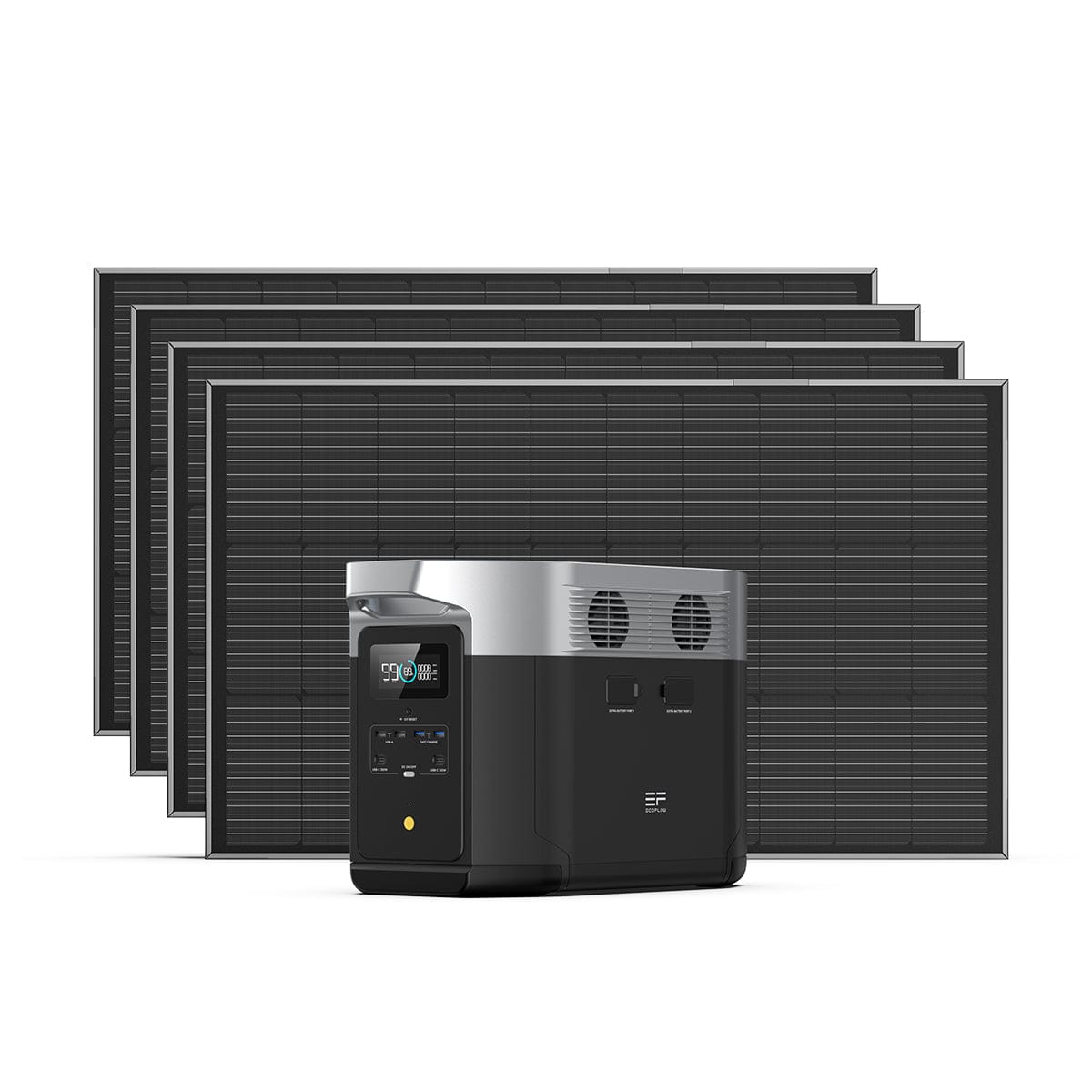 EcoFlow DELTA Max Solargenerator (Starrer PV100W)