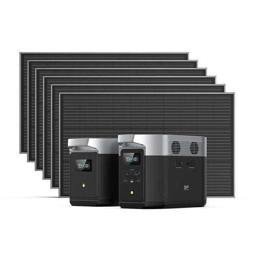 EcoFlow DELTA Max Solargenerator (Starrer PV100W)