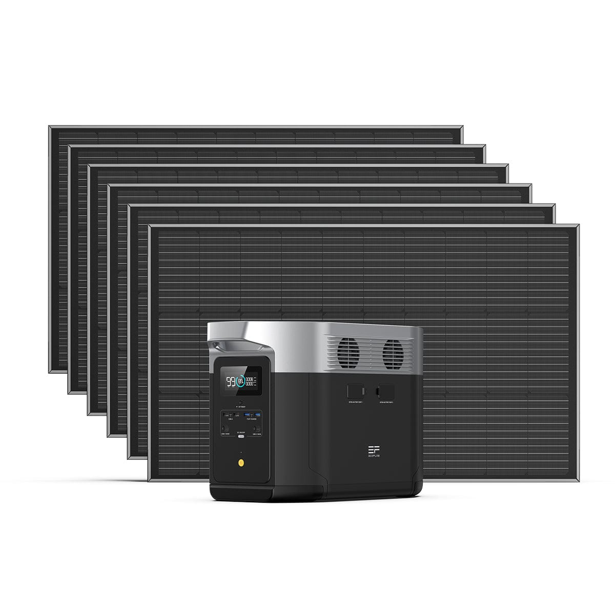 EcoFlow DELTA Max Solargenerator (Starrer PV100W)