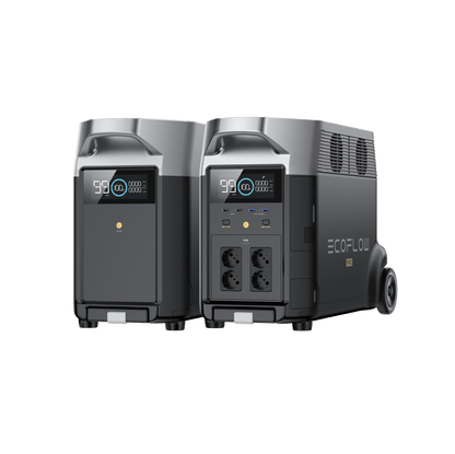 EcoFlow DELTA Pro + DELTA Pro Intelligenter Zusatzbatterie (Generalüberholt)