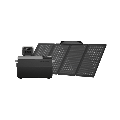 EcoFlow GLACIER + RIVER 2 Pro + 220W Bifaziales Solarpanel
