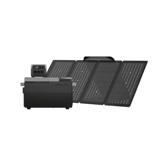 EcoFlow GLACIER + RIVER 2 Pro + 220W Bifaziales Solarpanel