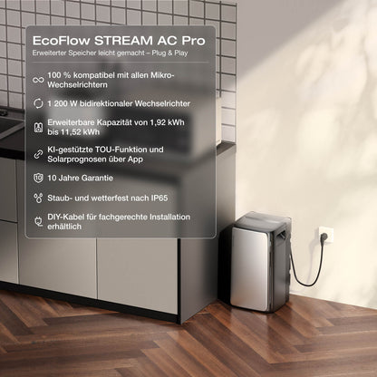 EcoFlow STREAM Ultra/Pro/Max Balkonkraftwerk mit Speicher