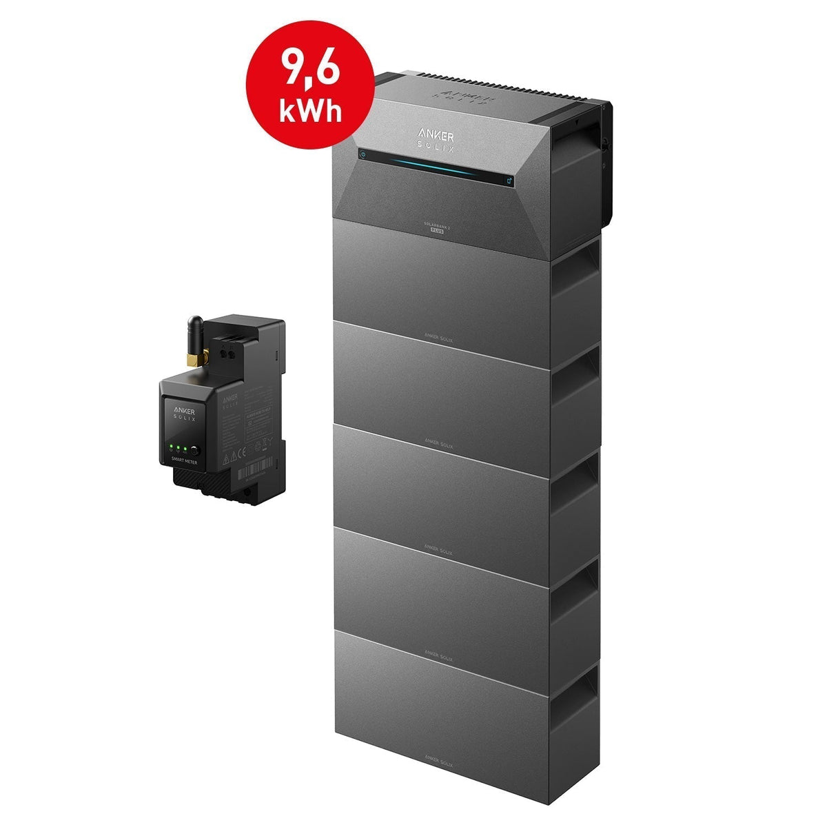 Anker SOLIX Solarbank 3 E2700 Pro + 5x BP2700 Set 16,2 kWh Balkonkraftwerk Speicher
