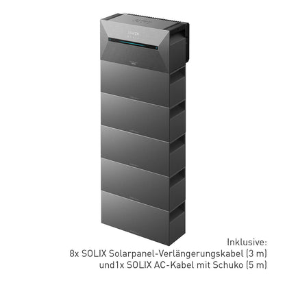 Anker SOLIX Solarbank 3 E2700 Pro + 5x BP2700 Set 16,2 kWh Balkonkraftwerk Speicher